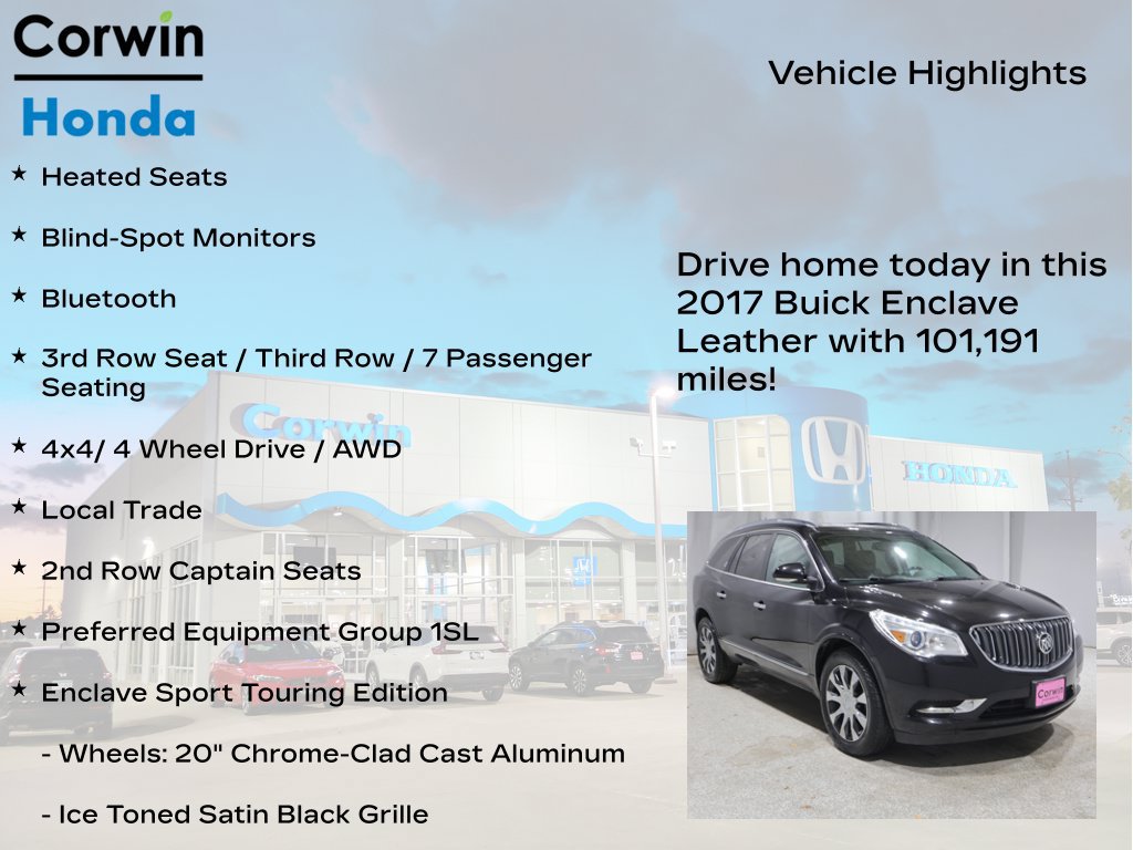 Used 2017 Buick Enclave Leather w/ Enclave Sport Touring Edition AWD/4WD image 6