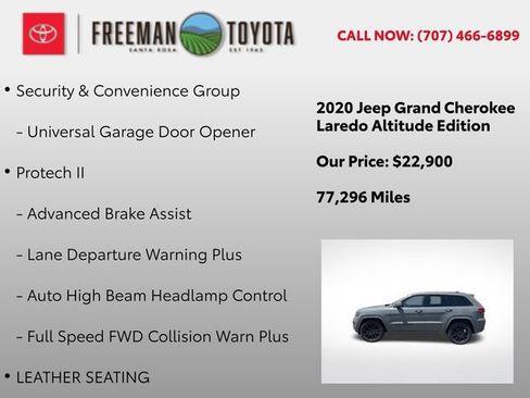 Used 2020 Jeep Grand Cherokee Altitude AWD/4WD image 10