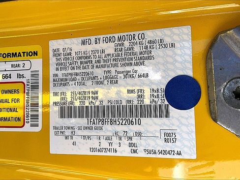 Used 2017 Ford Mustang GT Premium w/ Black Accent Package image 33