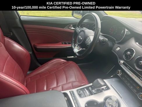 Certified 2022 Kia Stinger GT2 w/ Red Interior Color Package AWD/4WD image 14