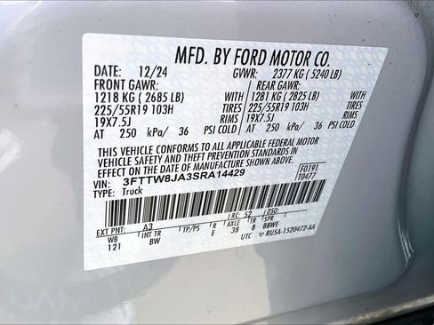 Used 2025 Ford Maverick XLT w/ Black Appearance Package AWD/4WD image 34