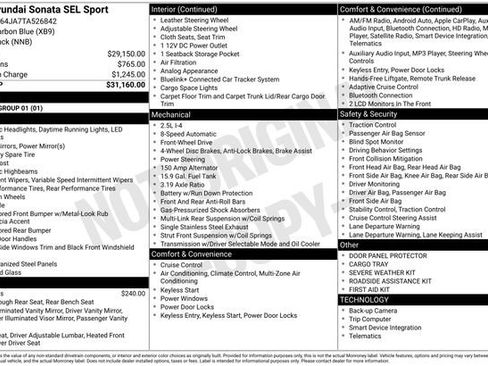 New 2026 Hyundai Sonata SEL FWD image 35
