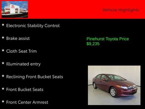 Used 2012 Honda Civic LX image 19