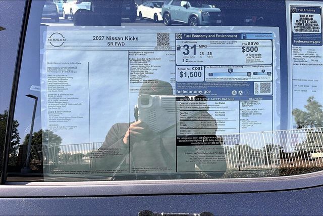 New 2027 Nissan Kicks SR w/ SR Premium Package FWD image 14