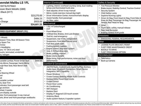 Used 2020 Chevrolet Malibu LS image 5