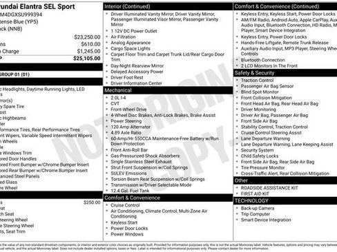 New 2025 Hyundai Elantra Sport image 39