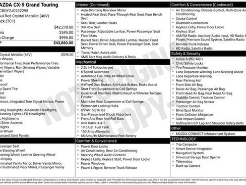 Used 2018 MAZDA CX-9 Grand Touring image 6