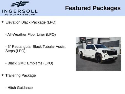 Used 2023 GMC Sierra 1500 Elevation w/ LPO, Elevation Black Package image 8