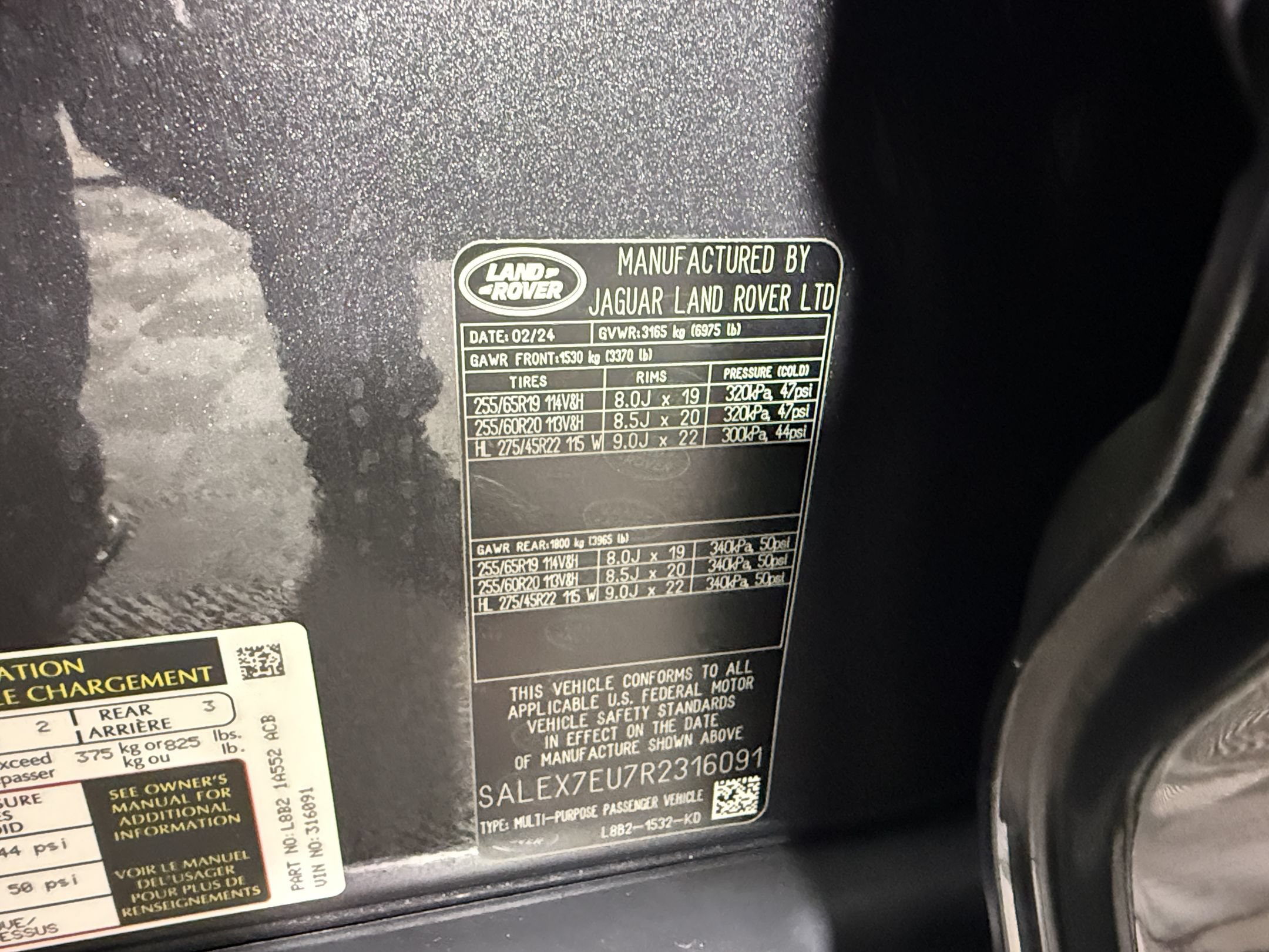 Certified 2024 Land Rover Defender 110 X AWD/4WD image 26