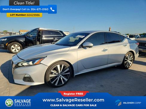 Used 2020 Nissan Altima 2.0 Platinum FWD image 1