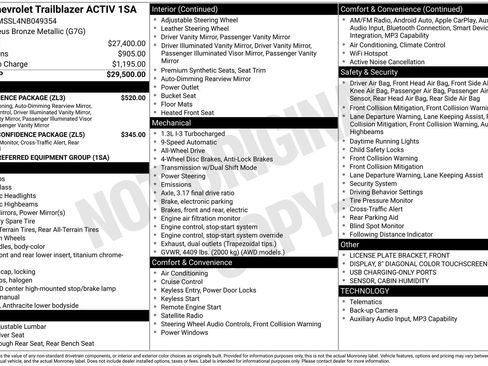 Used 2022 Chevrolet TrailBlazer ACTIV w/ Convenience Package AWD/4WD image 11