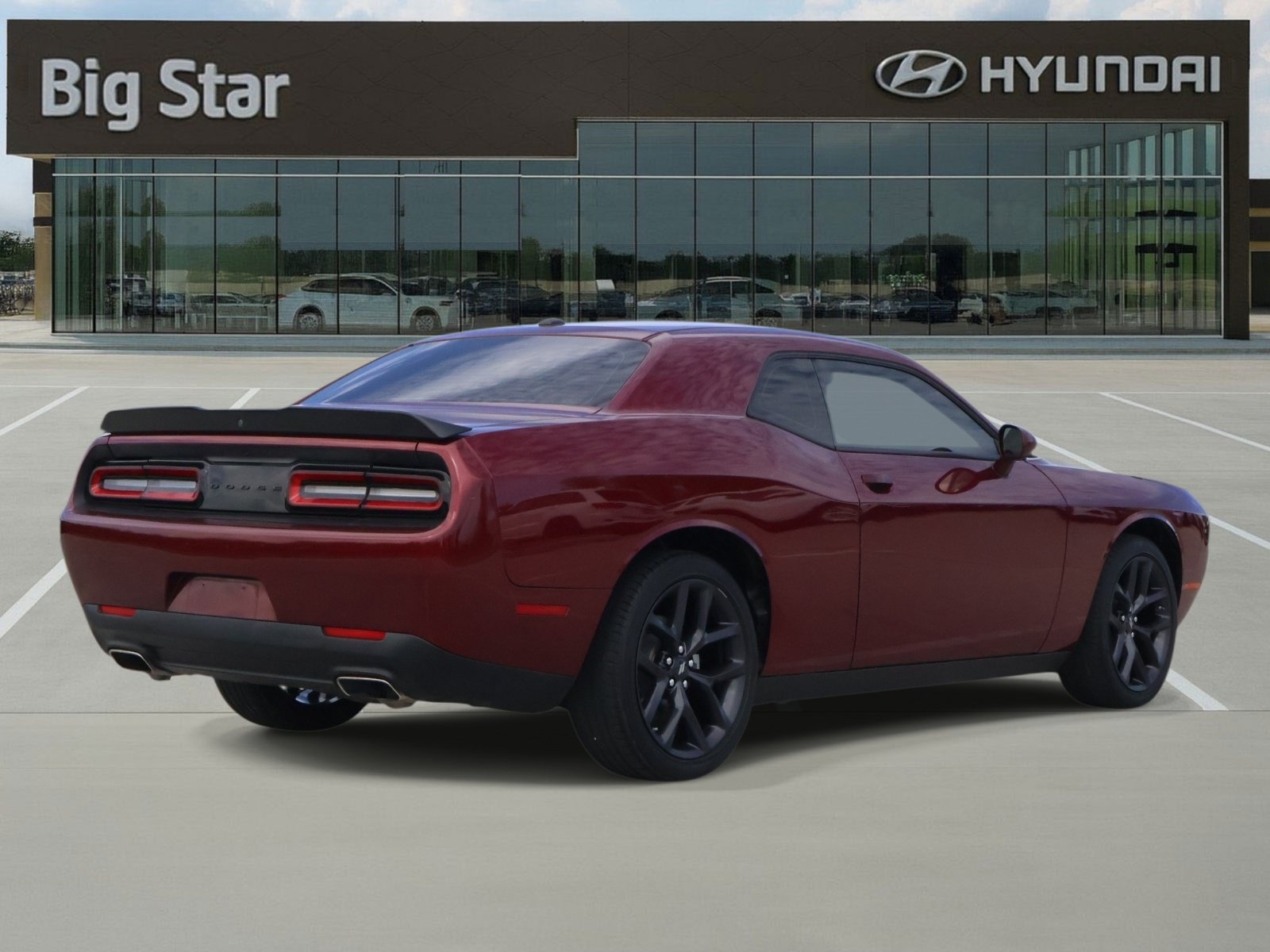Used 2023 Dodge Challenger SXT w/ Blacktop Package RWD image 4