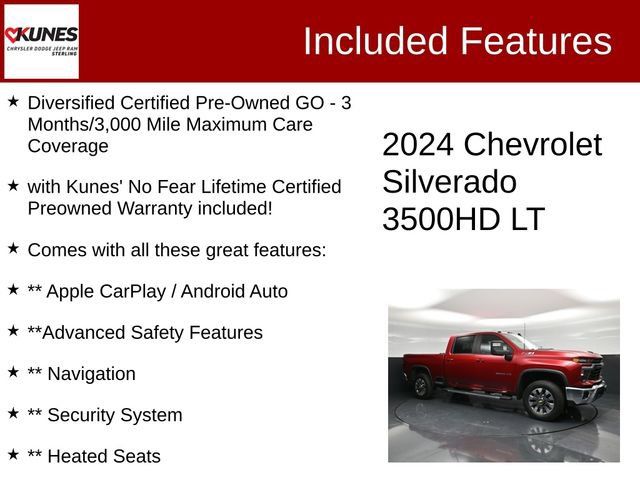 Used 2024 Chevrolet Silverado 3500 LT w/ Convenience Package AWD/4WD image 2