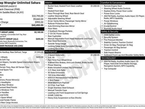 Used 2015 Jeep Wrangler Unlimited Sahara w/ Dual Top Group image 3