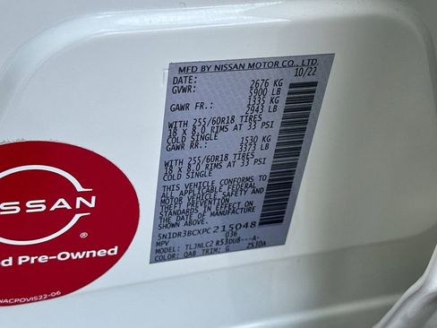 Used 2023 Nissan Pathfinder SV image 33