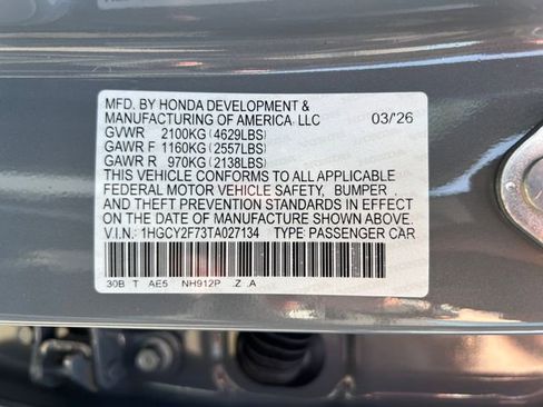 New 2026 Honda Accord Sport image 18