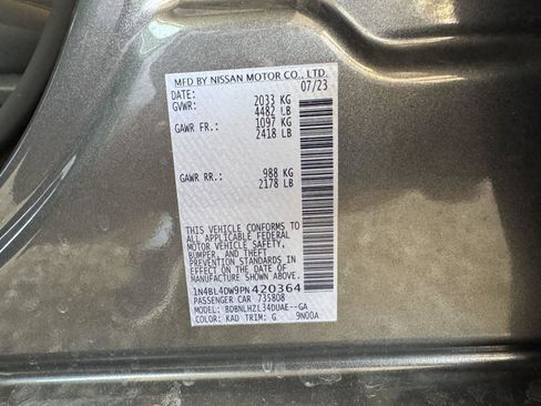 Used 2023 Nissan Altima 2.5 SV w/ SV Premium Package AWD/4WD image 47