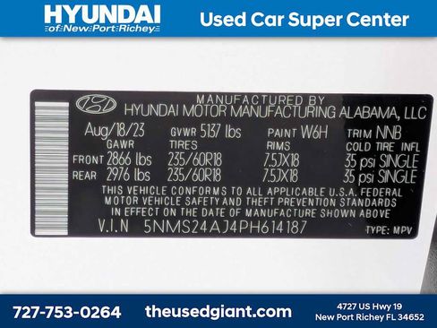 Used 2023 Hyundai Santa Fe SEL FWD image 40