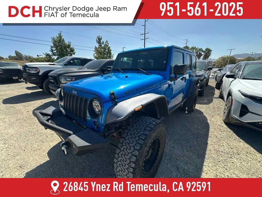 Certified 2016 Jeep Wrangler Unlimited Rubicon w/ Connectivity Group AWD/4WD image 1