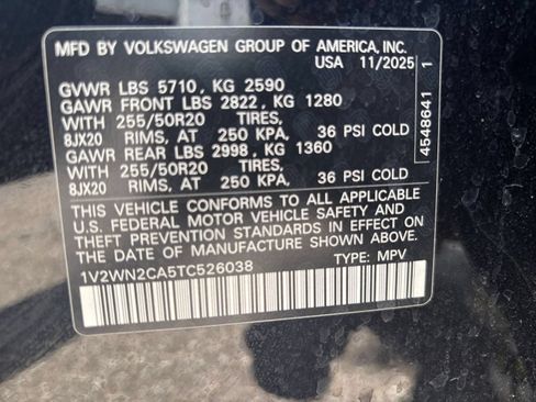 Used 2026 Volkswagen Atlas SE FWD image 29