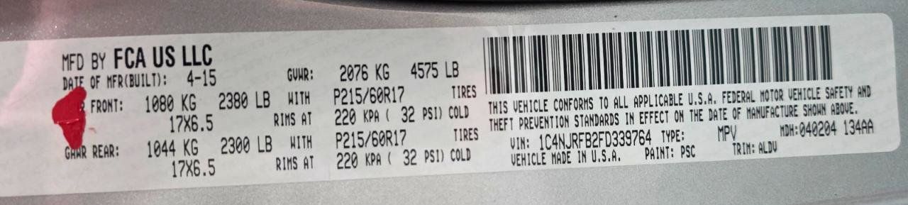 Used 2015 Jeep Patriot High Altitude AWD/4WD image 38