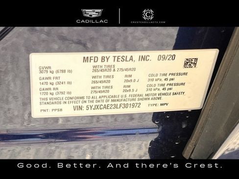 Used 2020 Tesla Model X Long Range AWD/4WD image 30