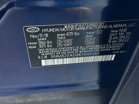 Used 2019 Hyundai Santa Fe SE FWD image 25