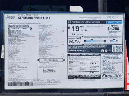 New 2025 Jeep Gladiator Sport image 17