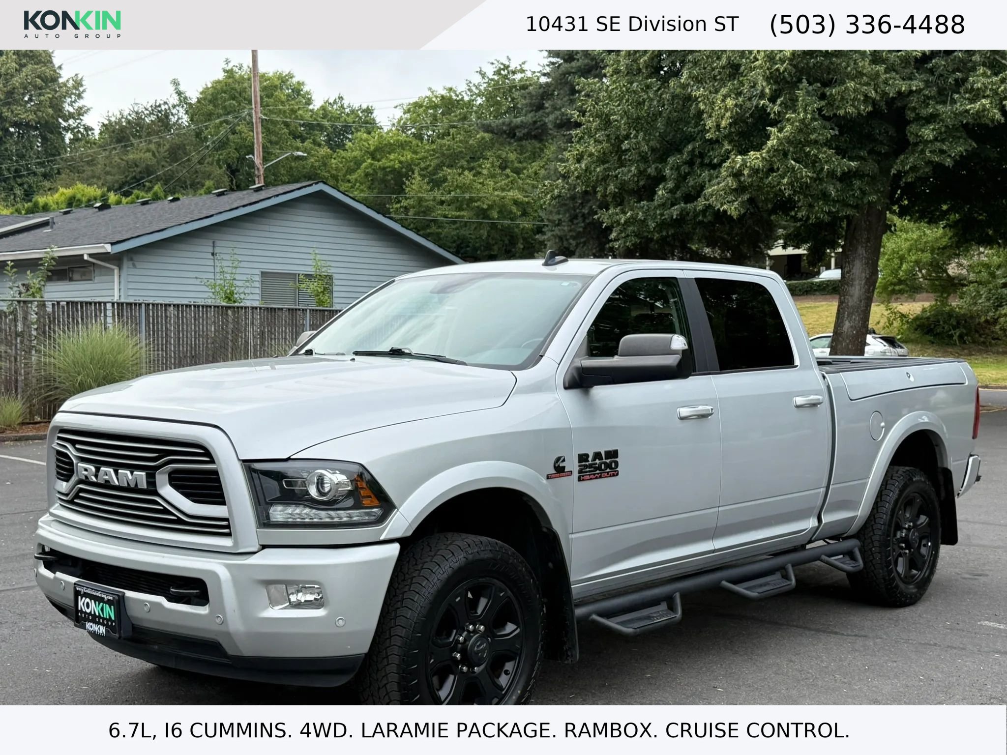 Used 2018 RAM 2500 Laramie w/ Sport Appearance Group AWD/4WD image 1