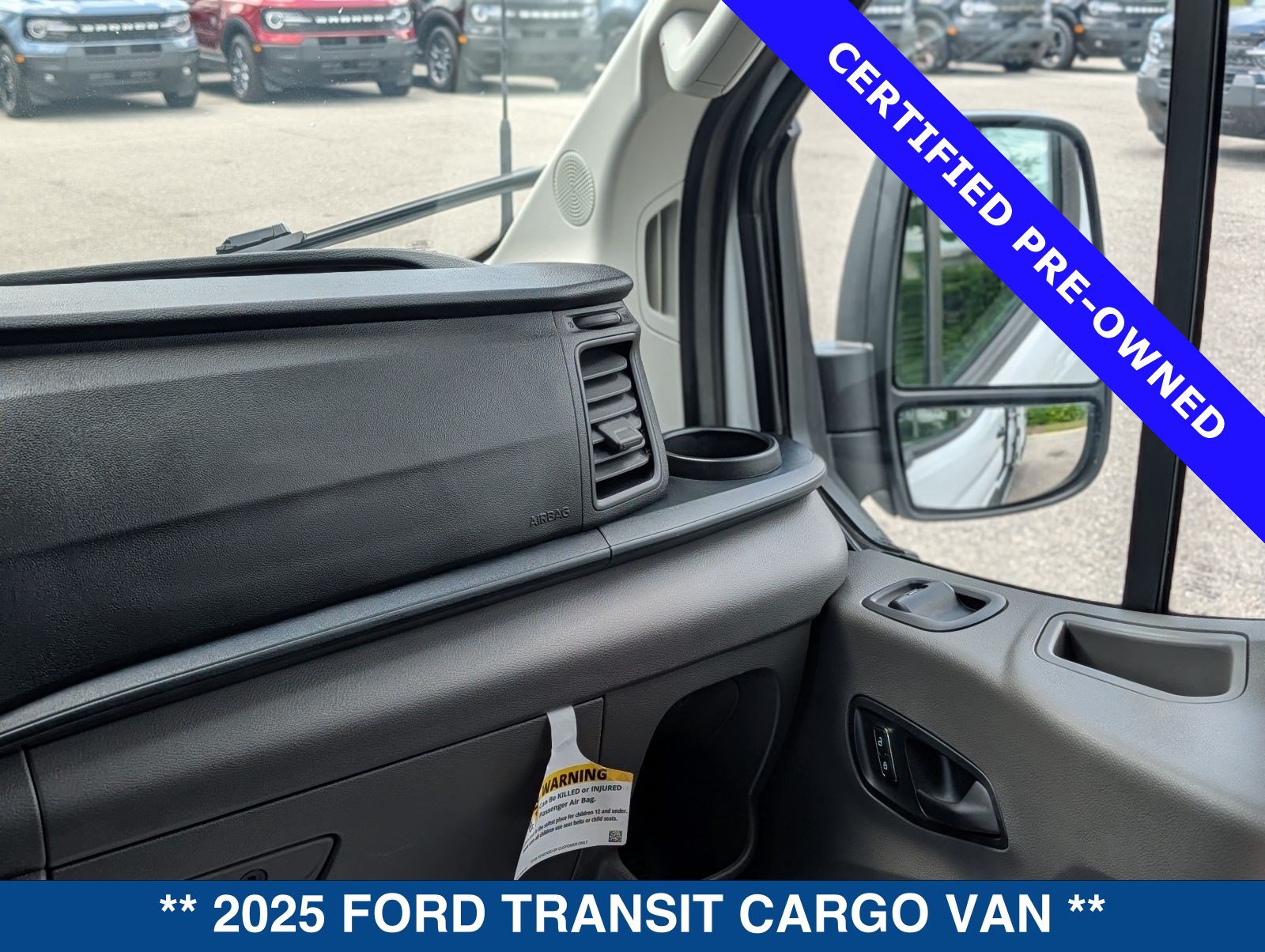 Certified 2025 Ford Transit 250 Low Roof w/ Exterior Upgrade Package RWD image 19