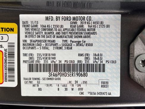 Used 2014 Ford Fusion SE w/ Equipment Group 202A image 34
