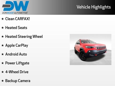 Used 2019 Jeep Cherokee Trailhawk w/ Comfort/Convenience Group AWD/4WD image 3