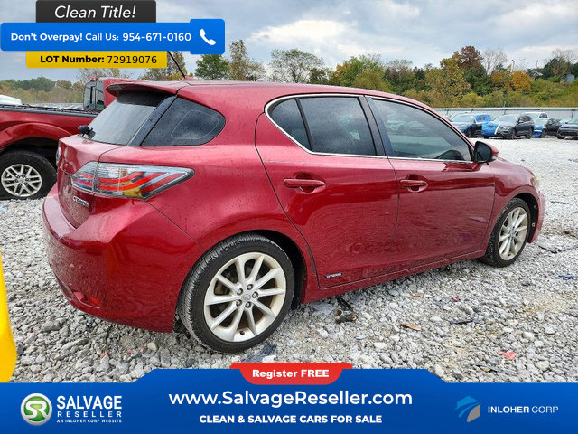 Used 2011 Lexus CT 200h Premium w/ Premium Audio Pkg FWD image 4
