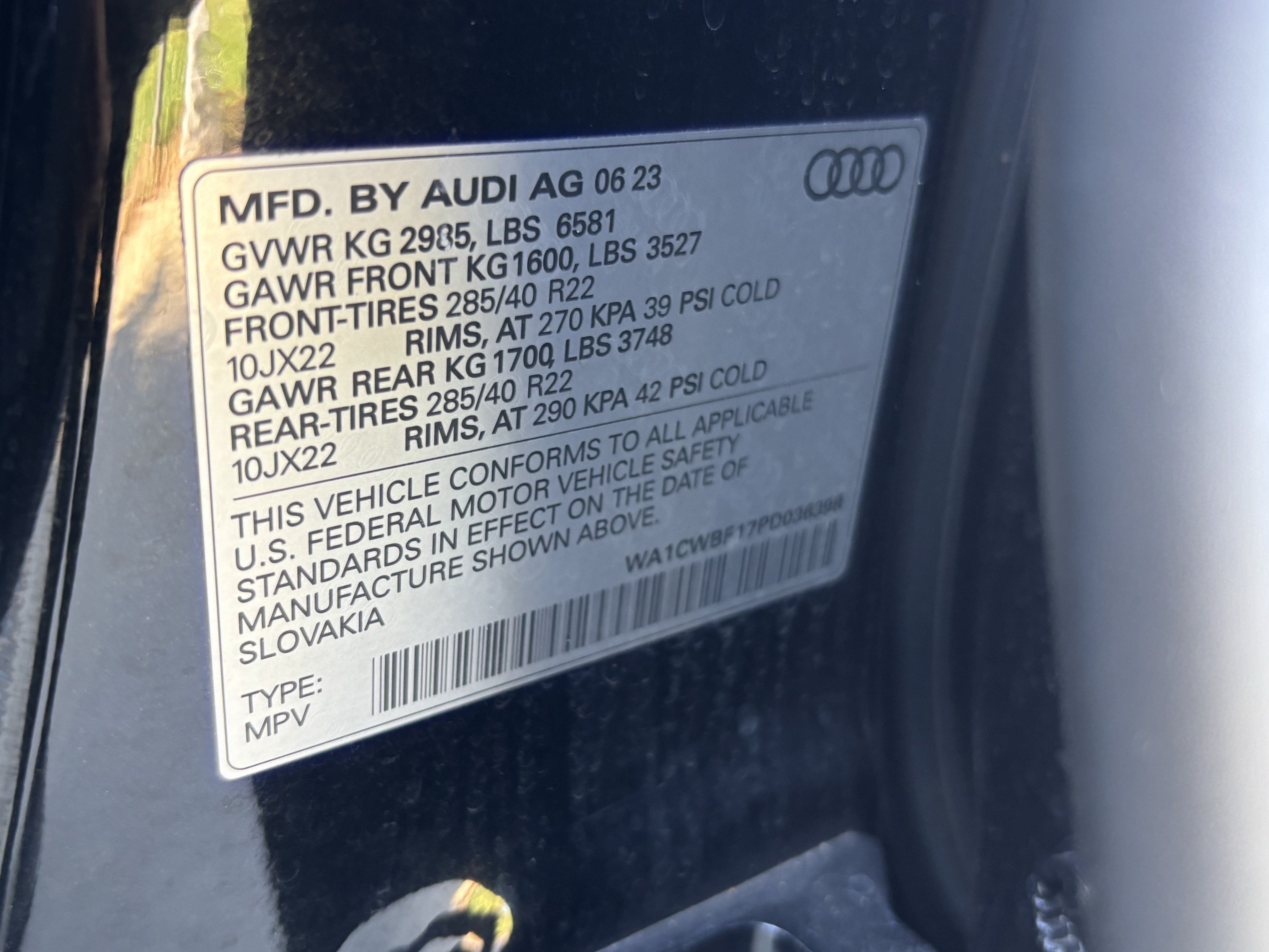 Used 2023 Audi SQ8 Prestige w/ Prestige Package AWD/4WD image 37