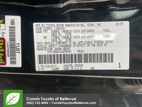 Used 2025 Toyota Tundra SR5 image 30