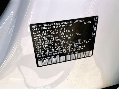 Used 2019 Volkswagen Atlas SEL image 32