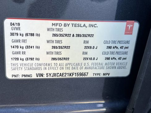 Used 2019 Tesla Model X 75D image 34