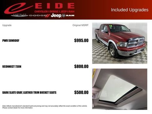 Used 2012 RAM 1500 Laramie w/ Protection Group AWD/4WD image 13