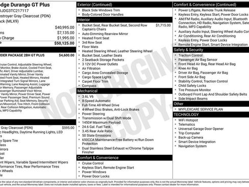 New 2026 Dodge Durango GT AWD/4WD image 2