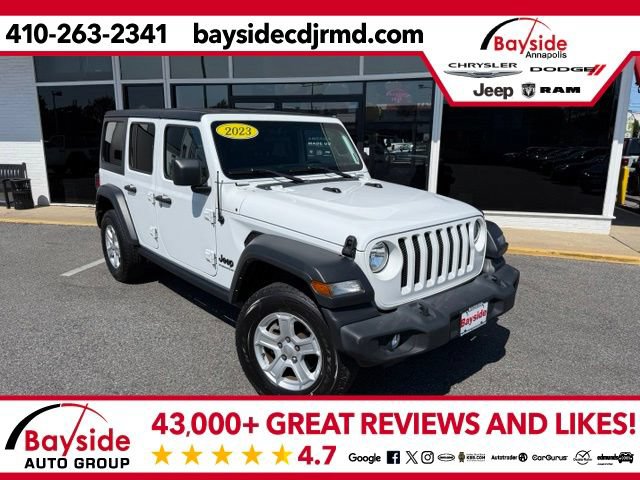 Used 2023 Jeep Wrangler Unlimited Sport AWD/4WD image 1