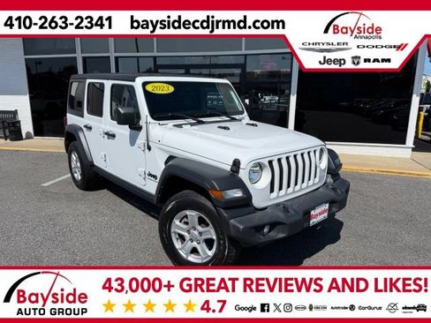 Used 2023 Jeep Wrangler Unlimited Sport AWD/4WD image 1