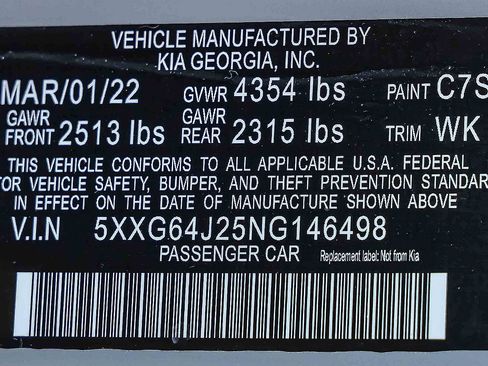 Used 2022 Kia K5 GT-Line w/ GT-Line FWD Premium Package image 32