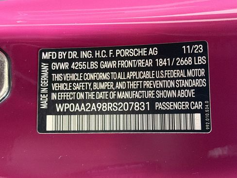 Certified 2024 Porsche 911 Carrera T RWD image 39