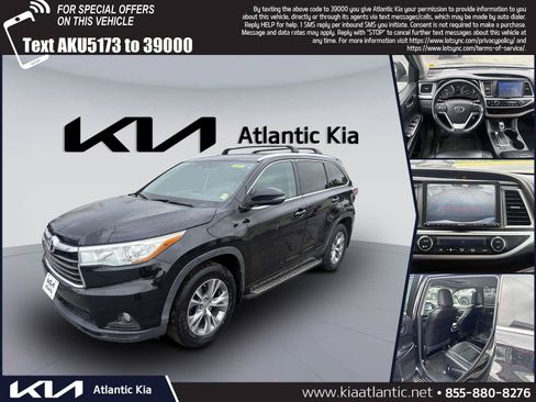 Used 2015 Toyota Highlander XLE AWD/4WD image 1
