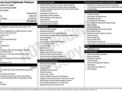 New 2026 Toyota Grand Highlander Platinum image 6