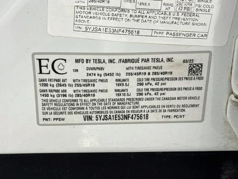 Used 2022 Tesla Model S AWD/4WD image 47