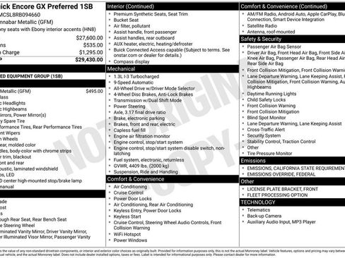 Used 2024 Buick Encore GX Preferred image 40
