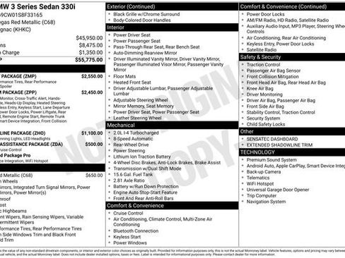 Used 2025 BMW 330i Sedan w/ M Sport Package image 4