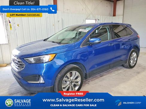 Used 2023 Ford Edge Titanium w/ Cargo Accessory Package AWD/4WD image 1