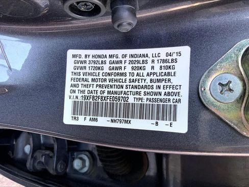 Used 2015 Honda Civic EX image 34